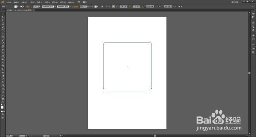 Adobe Illustrator CS6怎么画圆角正方形