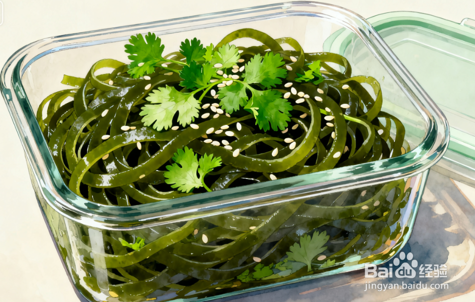 凉拌海带丝：脆爽开胃，去腥味小技巧，超下饭