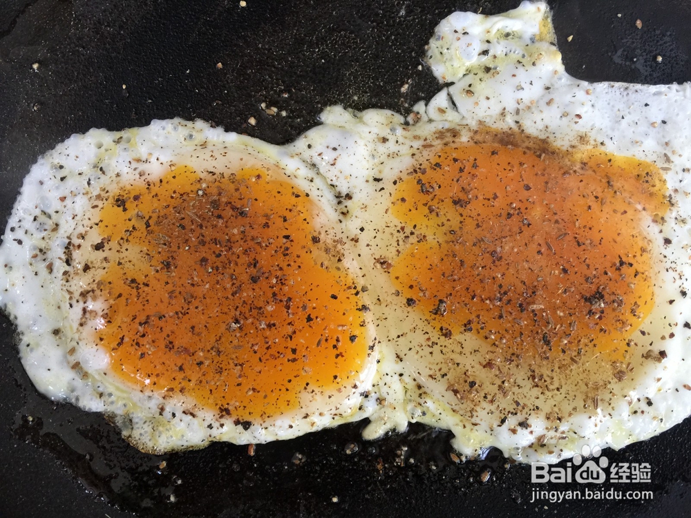 黑胡椒煎鸡蛋