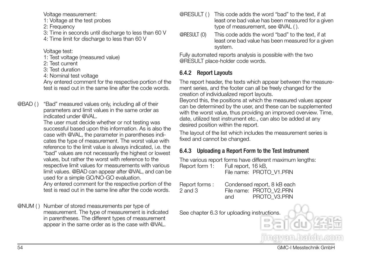 PROFITEST 204安规测试仪使用说明书:[6]