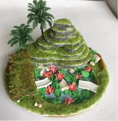 泡沫假山模型制作方法