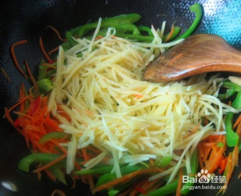 蚝油三丝的做法