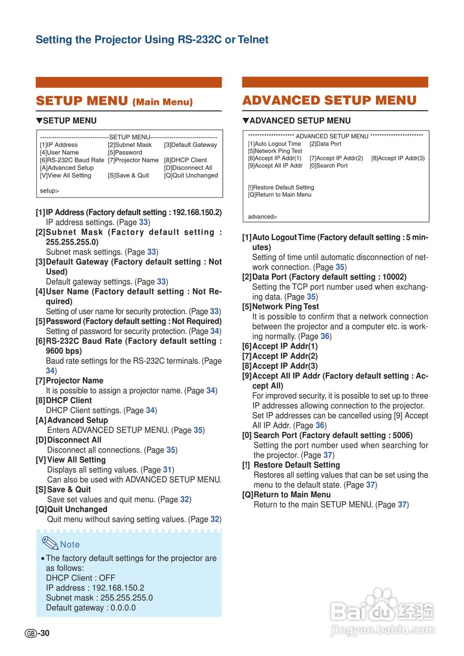 夏普SHARP XG-PH70X-N投影机使用说明书:[3]