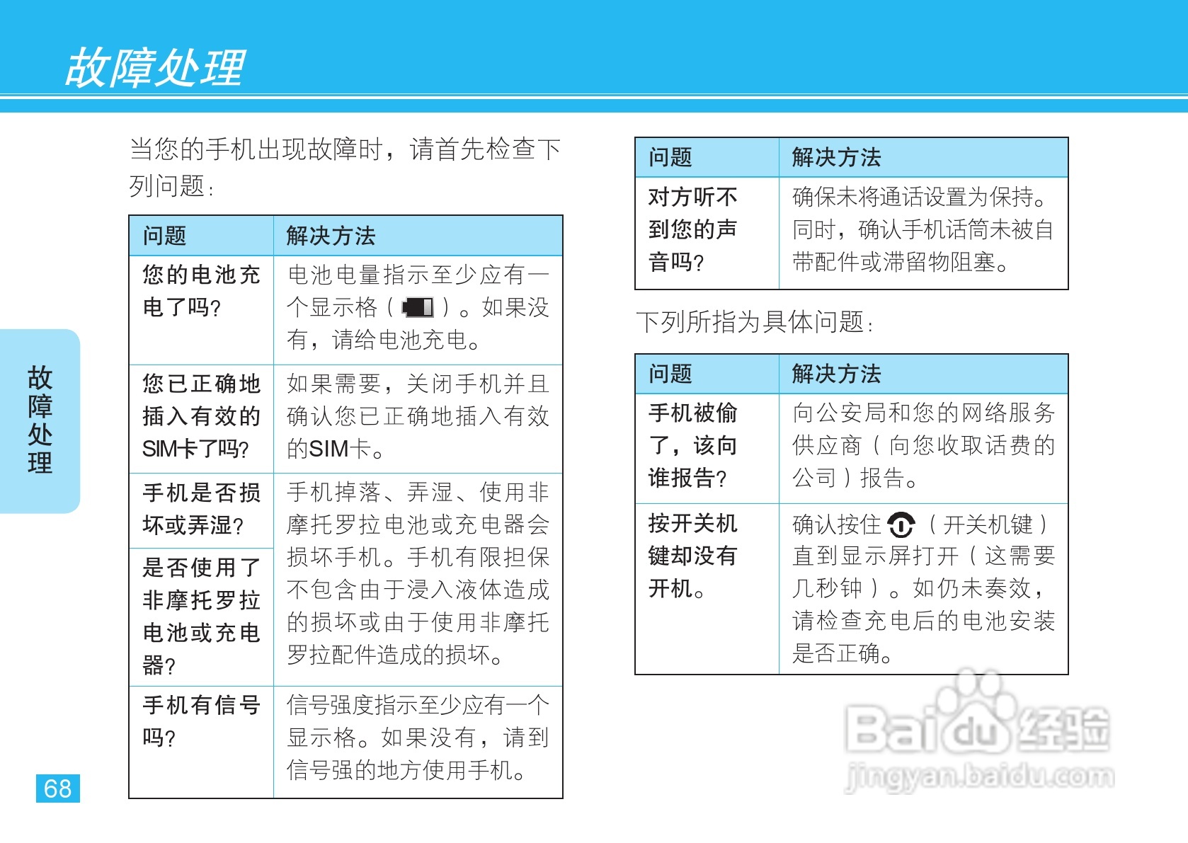 摩托罗拉EM30手机使用说明书:[7]