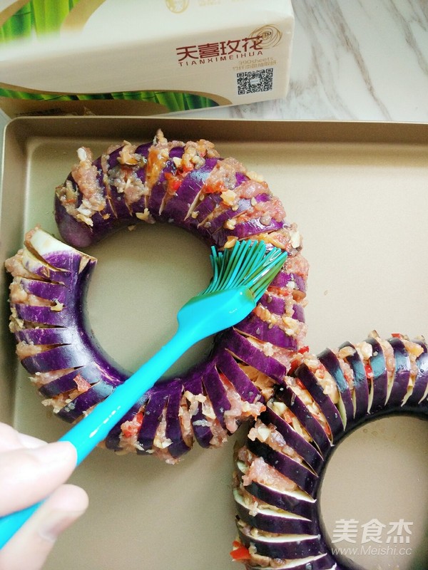 创意酿茄子肉龙