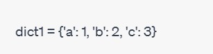 python内置函数dict()的使用