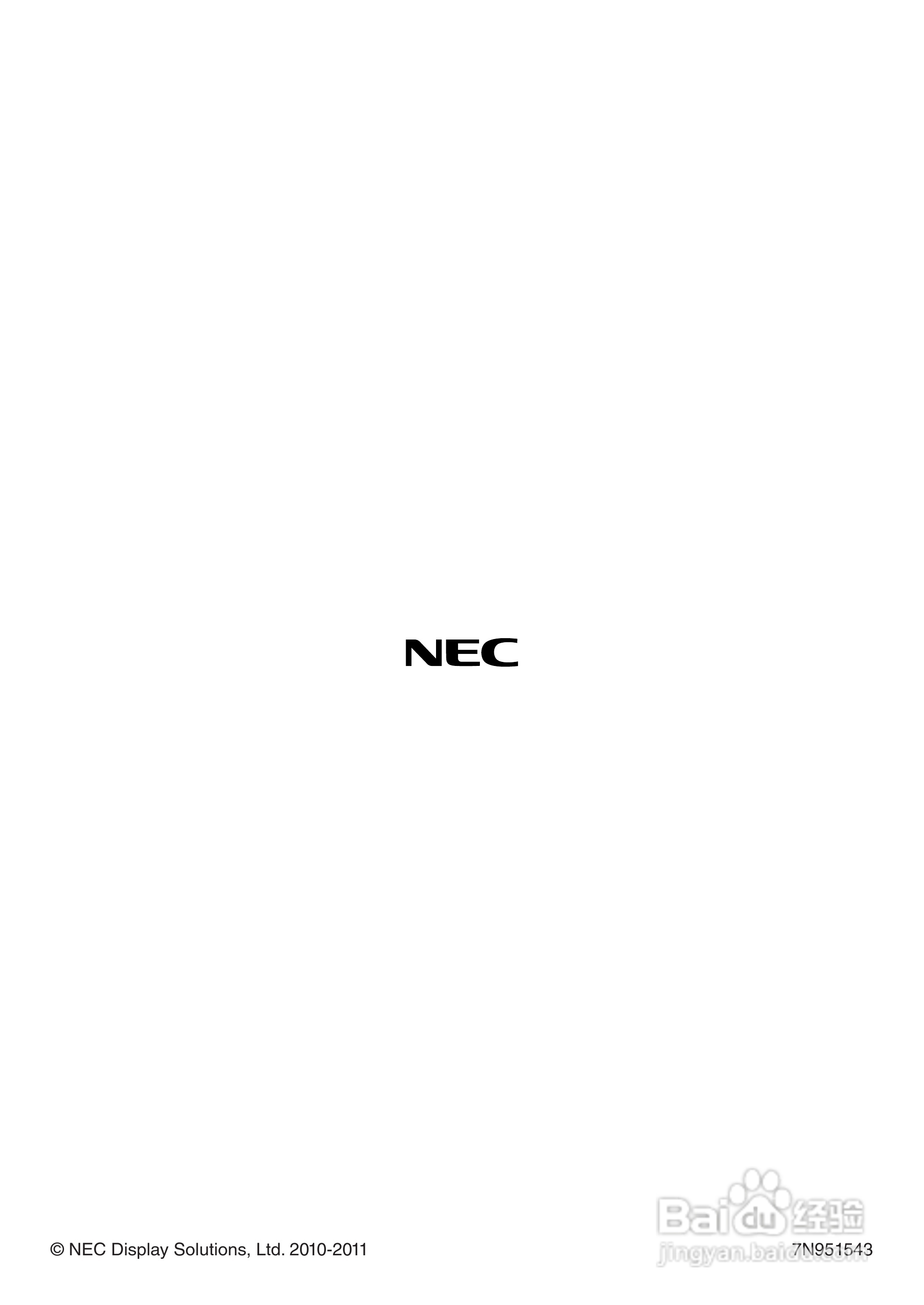 NEC NP-M300X+投影机使用说明书:[16]