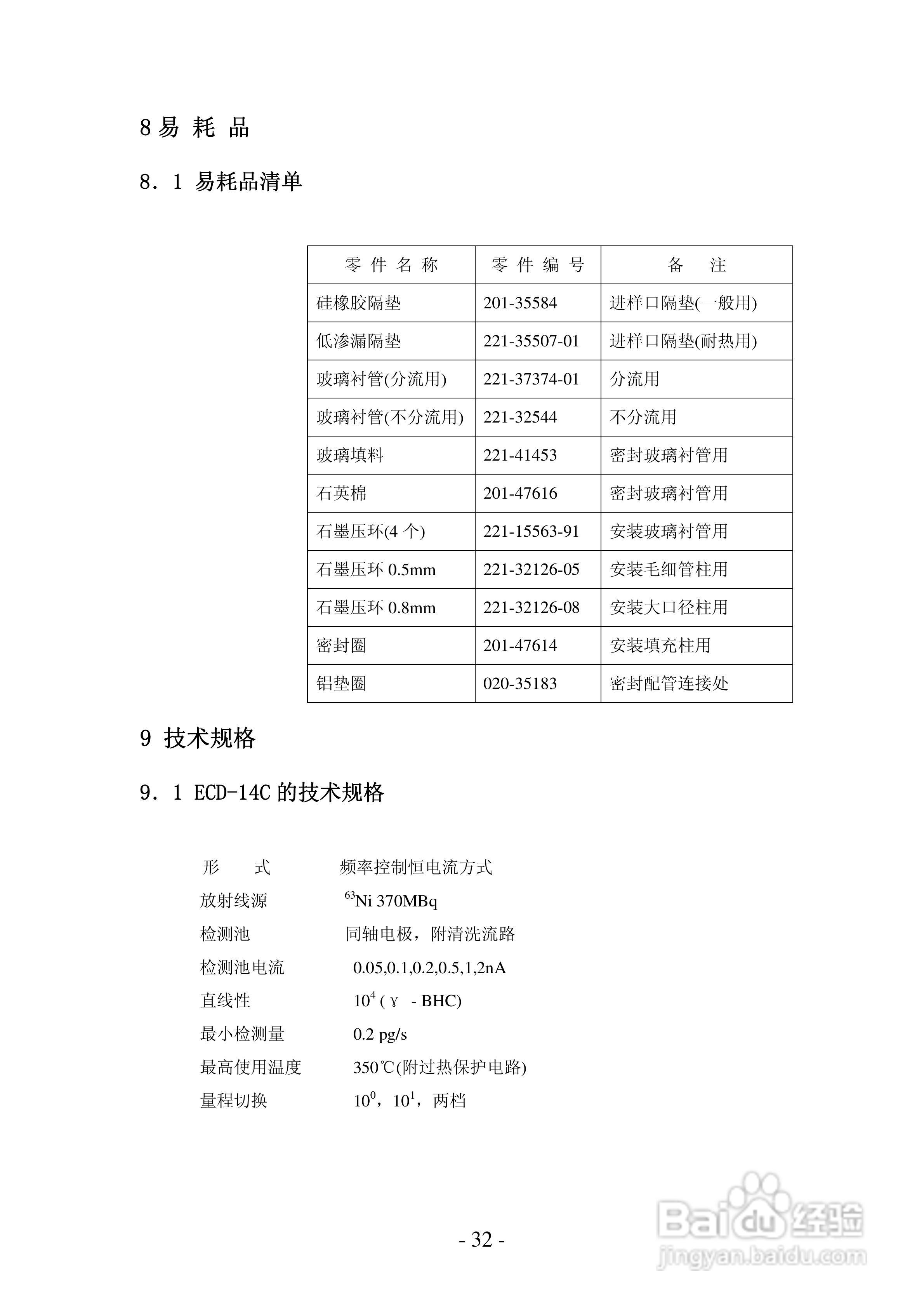 岛津GC-14C电子捕获检测器(ECD)使用说明书:[4]