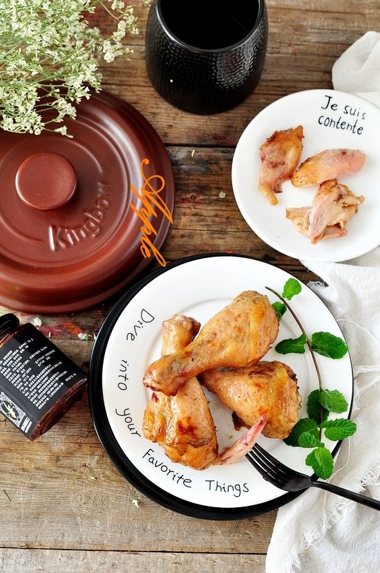 砂锅孜然烤鸡腿