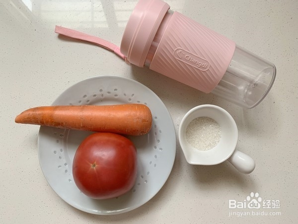 西红柿胡萝卜汁的做法