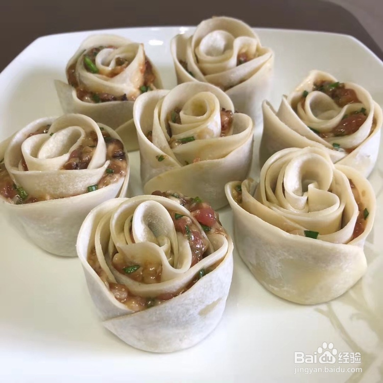 做出入味的玫瑰花饺子