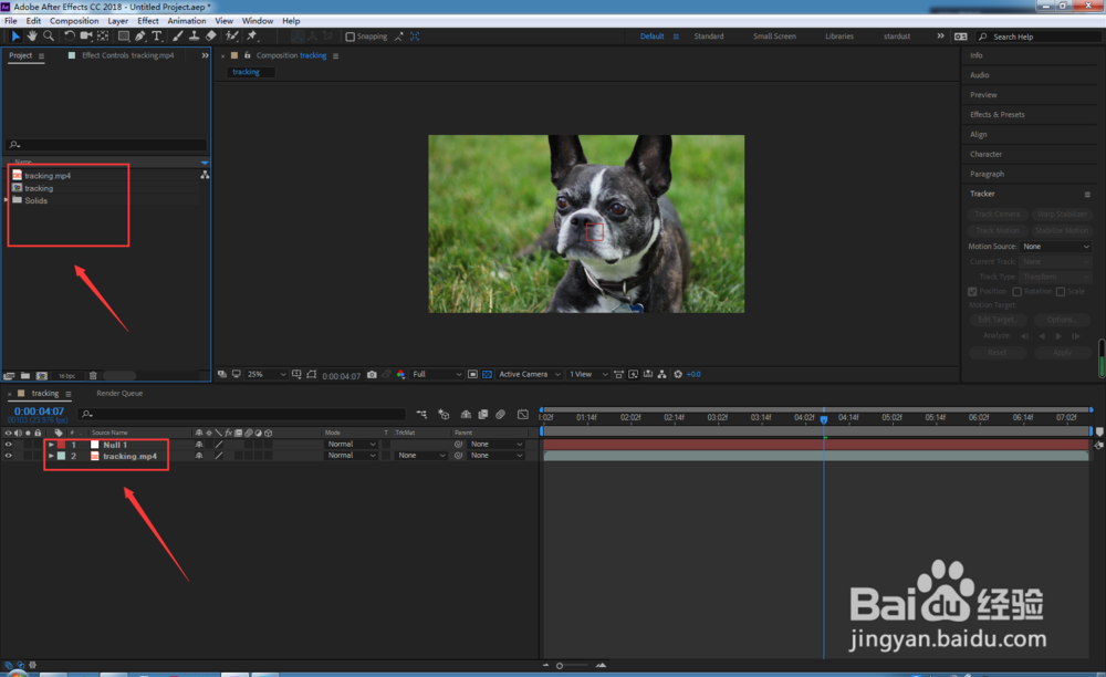 ae跟踪运动怎么用