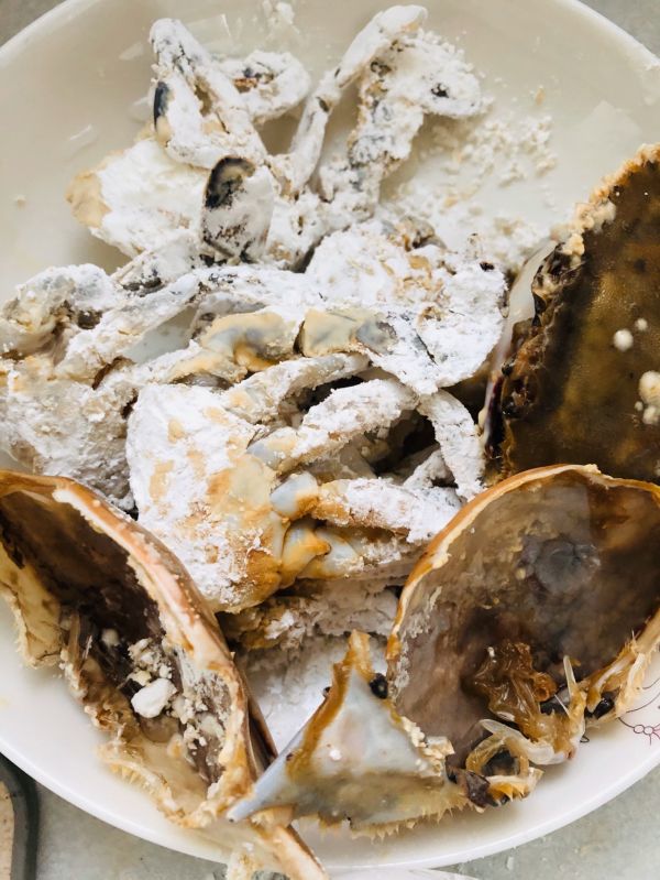 爆炒梭子蟹年糕