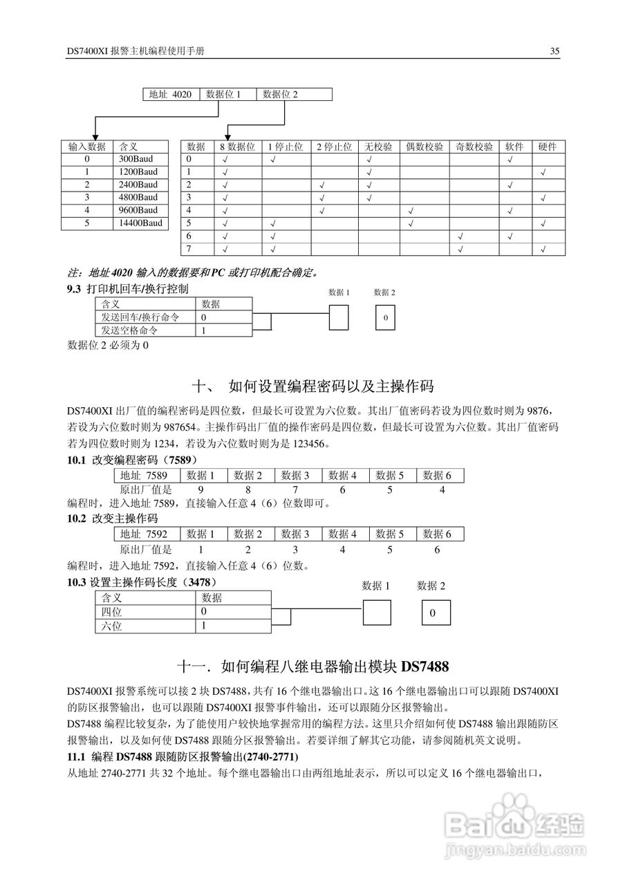 博世 DS7400XI报警主机简明安装使用手册:[4]