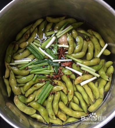 家常菜水煮毛豆