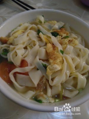 鸡蛋手擀面怎么做