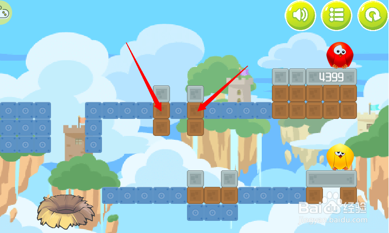 小游戏泡泡鸟历险记4第7关