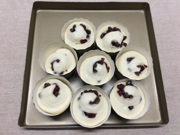 蜜豆杯子面包卷