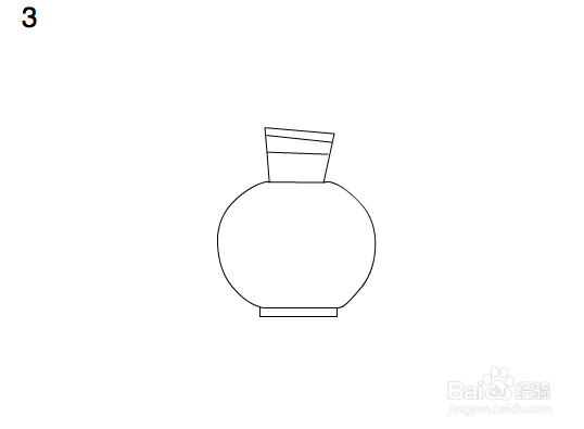 简单5步搞定花瓶简笔画
