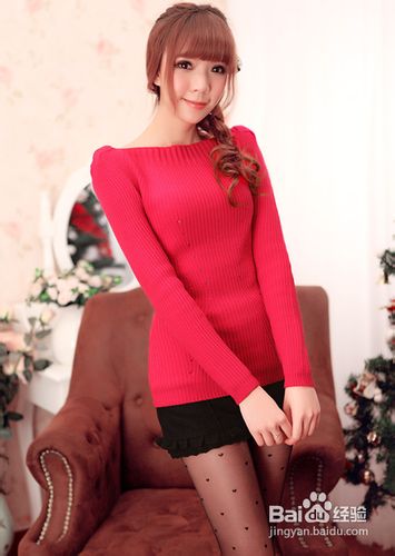 俏皮毛衣招桃花心机搭打造超模身