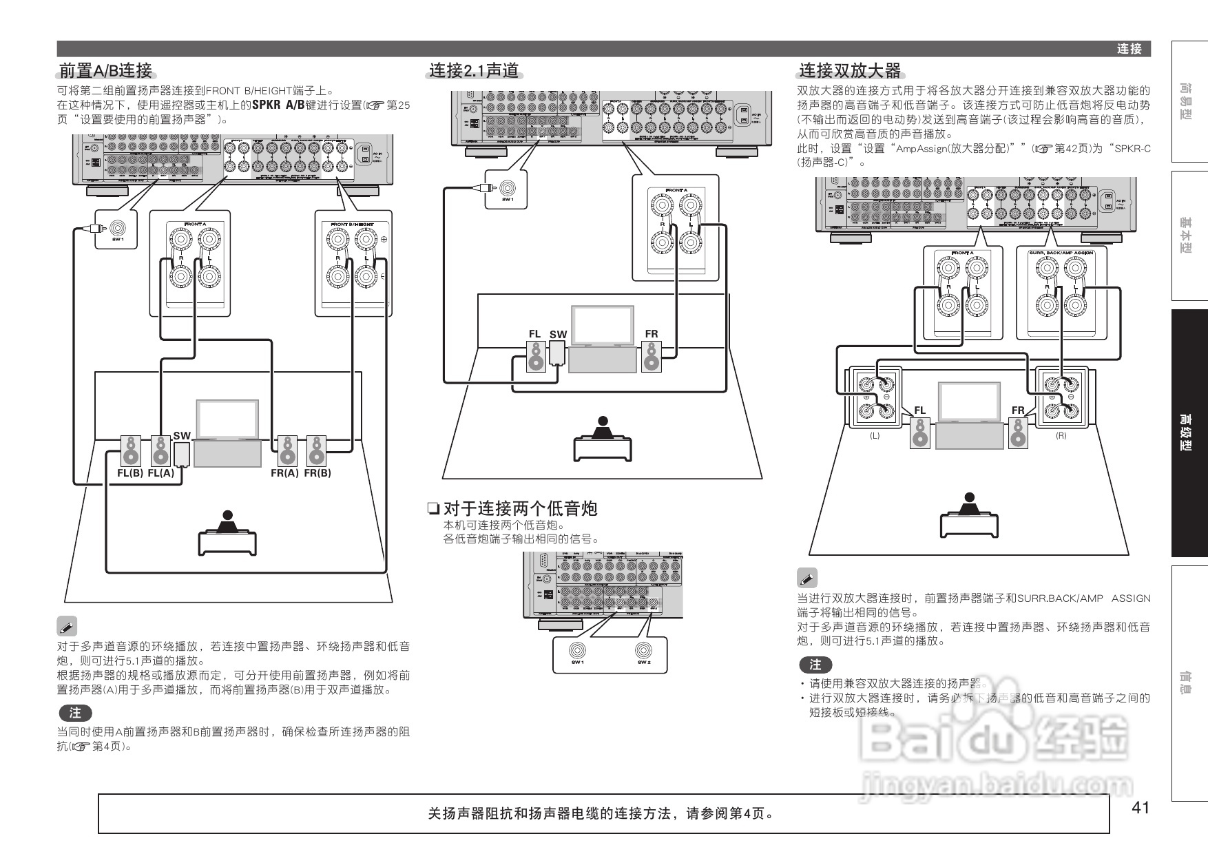 马兰士SR7005功放使用说明书:[3]