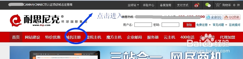 如何申请耐思尼克域名