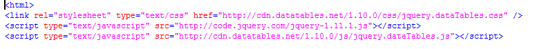 <b>Jquery插件DataTables：[1]scrollCollapse</b>