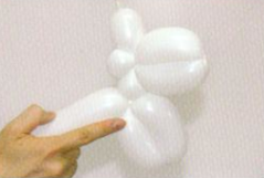 魔法气球造型系列之气球卡通公仔唐老鸭