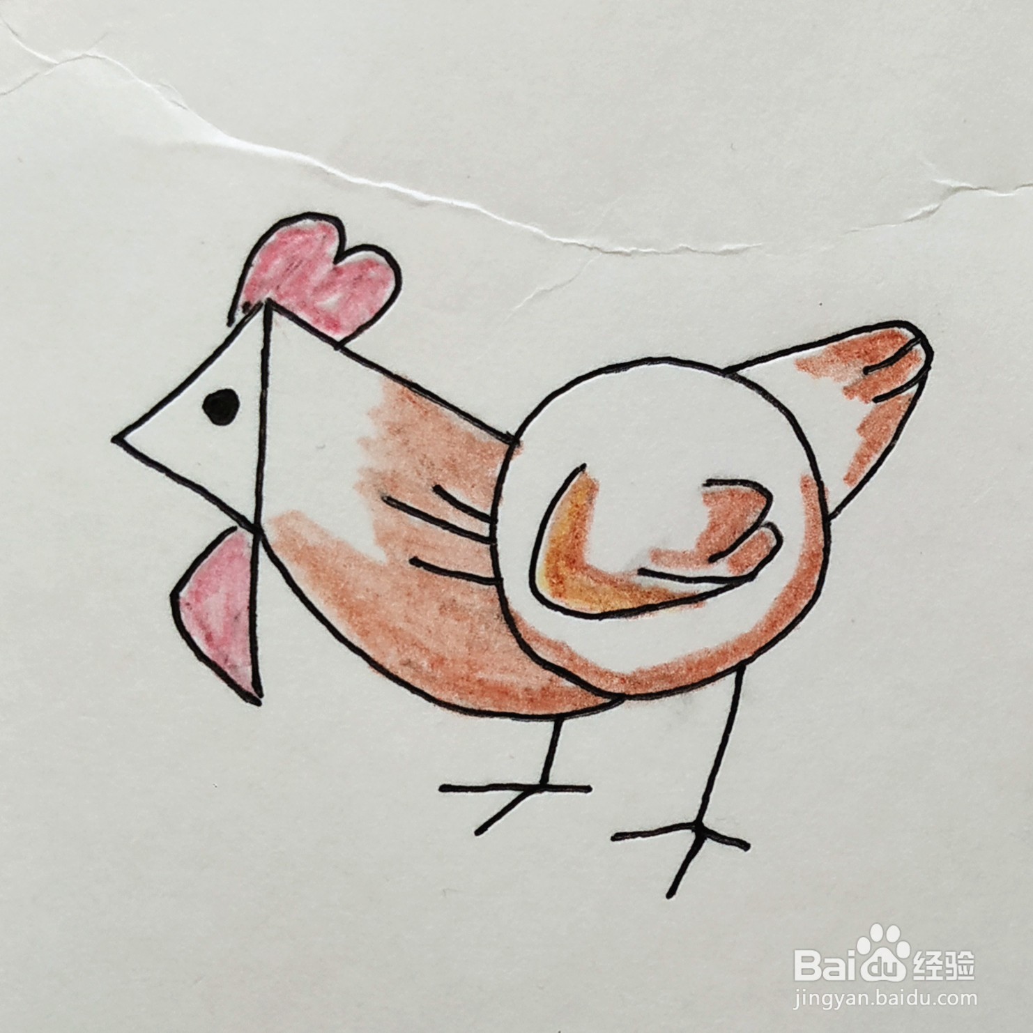 怎样用1和0画一只咯咯哒