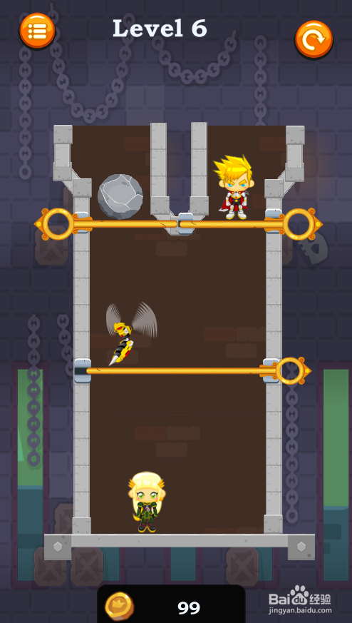 怎样通过Caio Hero Rescue的Level 6？