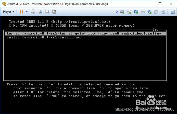 VirtualBox虚拟机安装android8.1x86.iso镜像