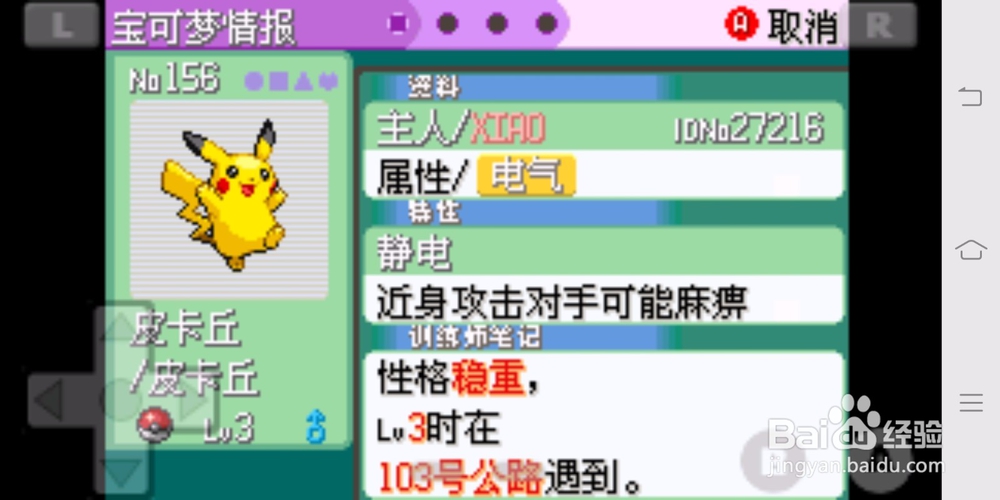 口袋妖怪绿宝石皮卡丘在哪抓