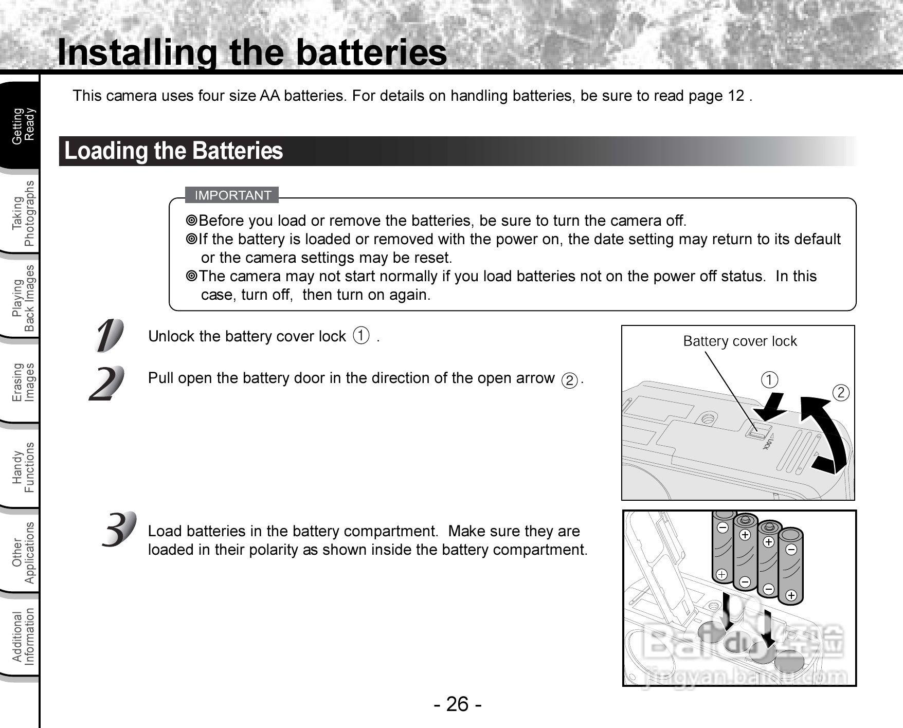 东芝PDR-3300数码相机使用说明书:[3]