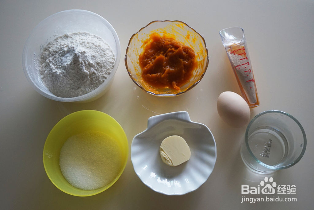 南瓜面包花的做法