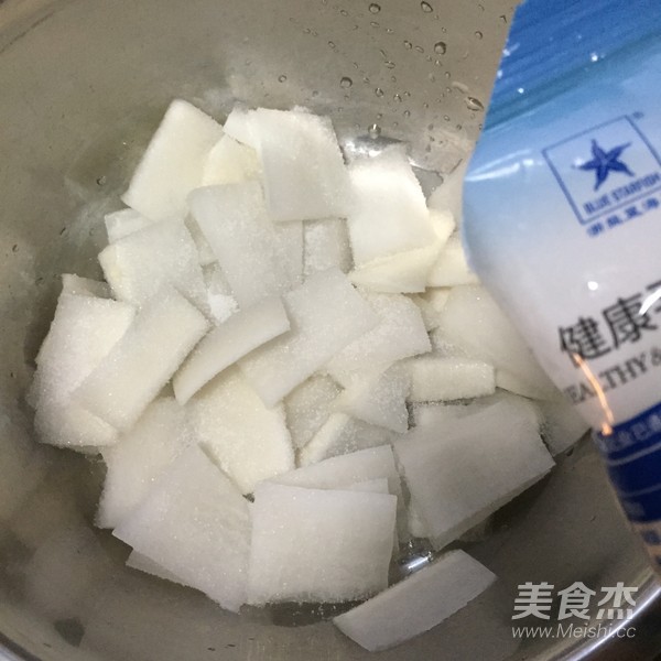 开胃小菜—脆爽萝卜片