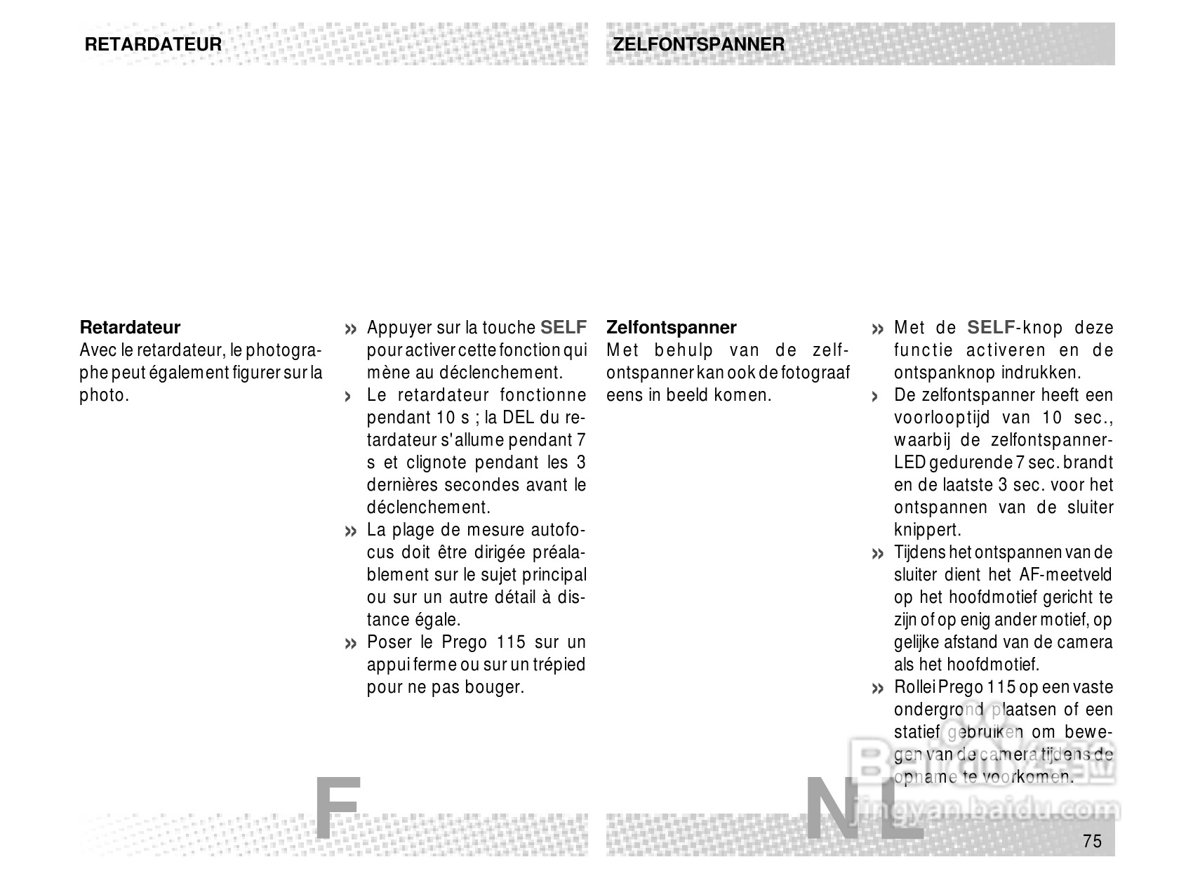 Rollei Prego 115型数码相机使用说明书:[8]