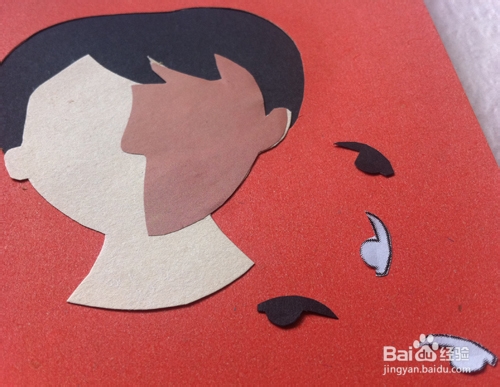 {黄小鱼原创手工}用卡纸一起做古怪面孔