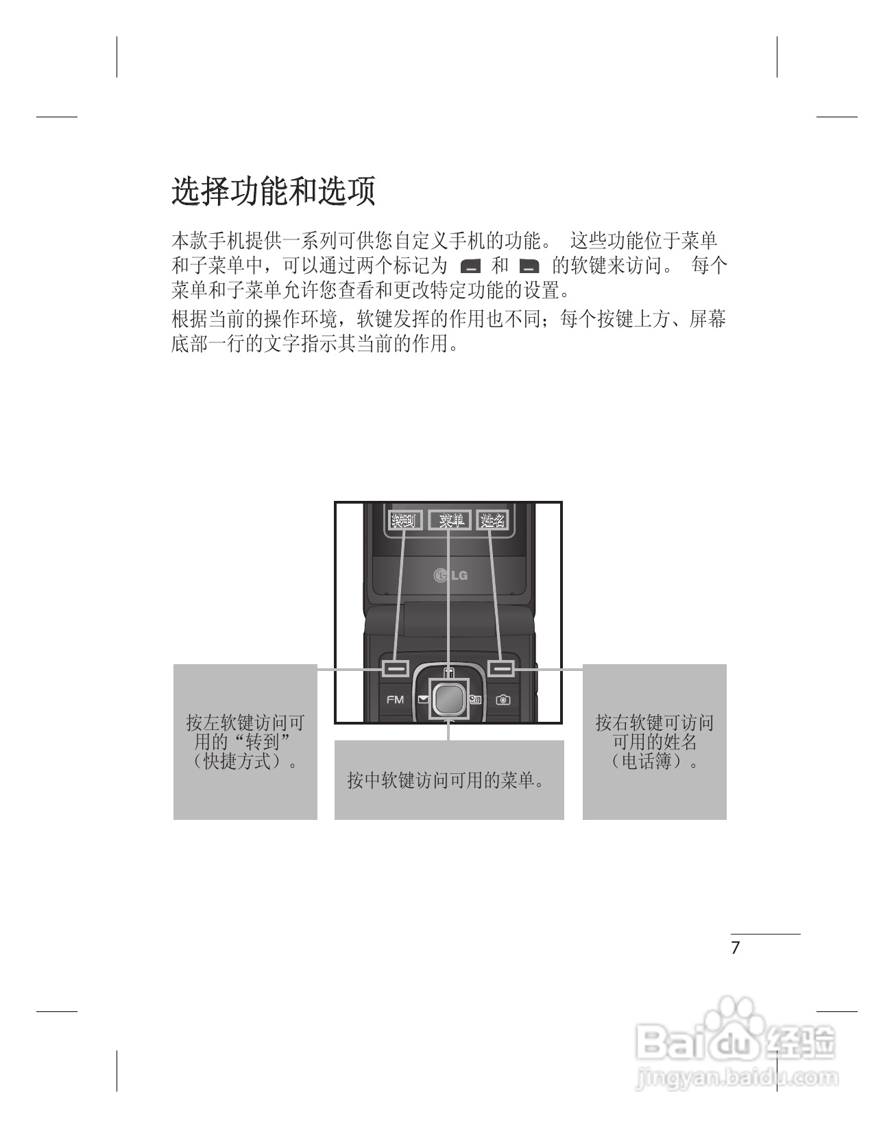 LG KF301手机使用说明书:[4]