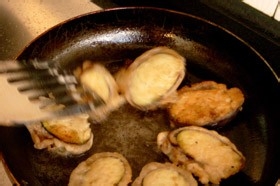 炸茄盒的制作过程