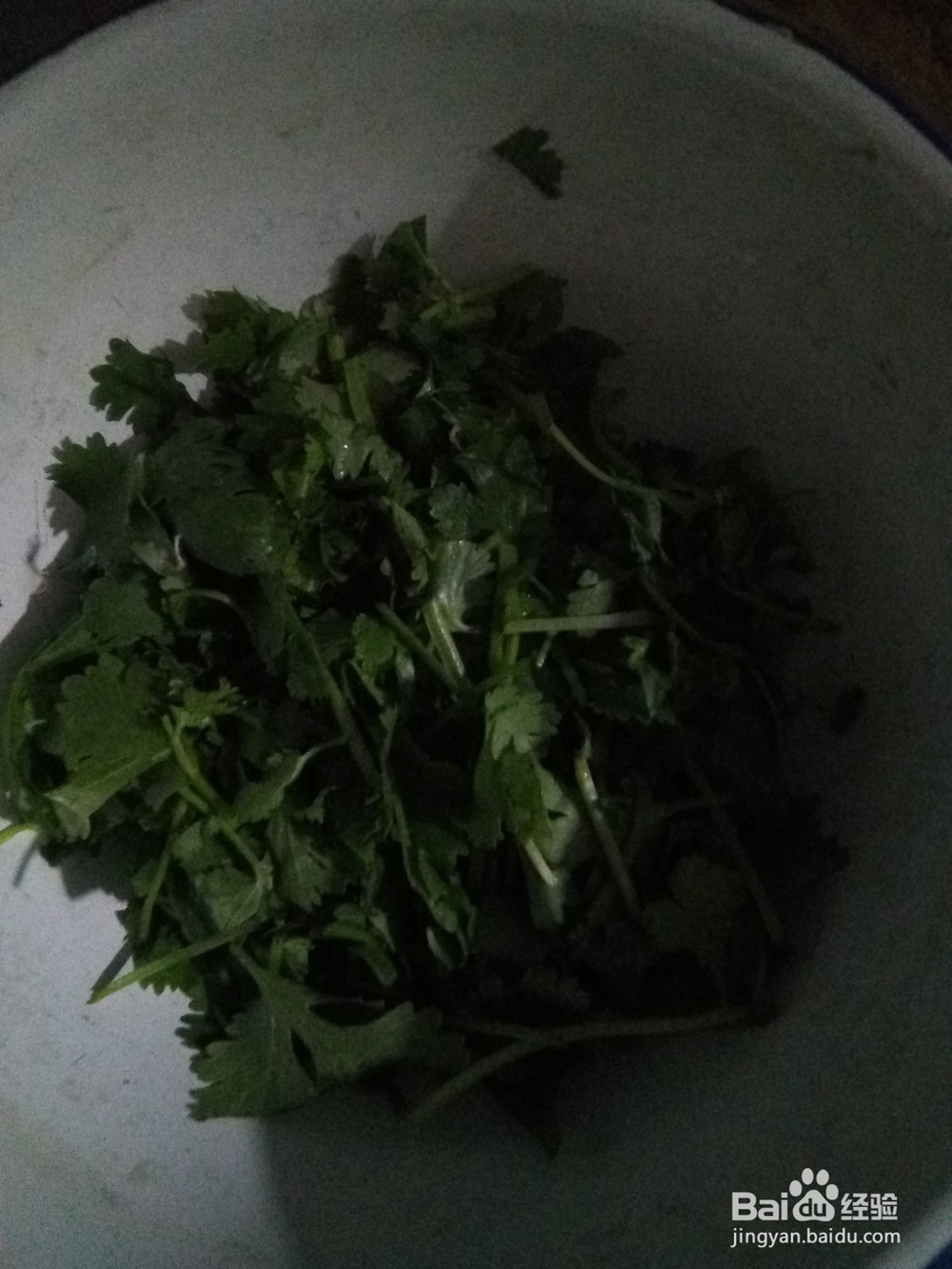 香菜段炒白菜丝