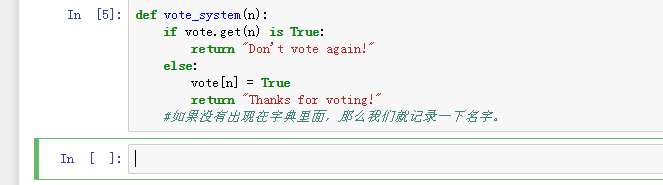 如何用PYTHON编写简单的投票程序