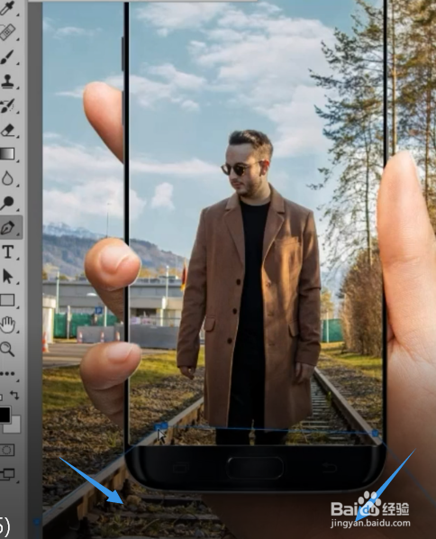 用PS怎么做出3D穿出屏幕？