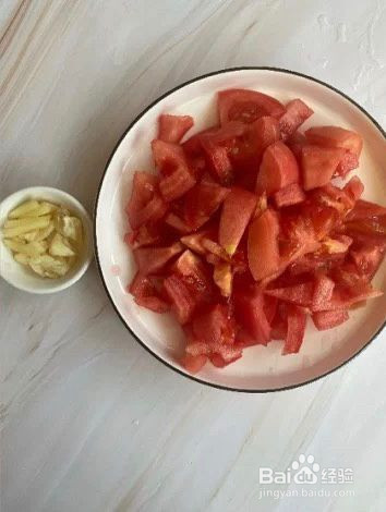 西红柿炒金针菇