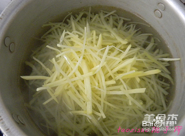 蒜蓉豆豉温拌土豆丝