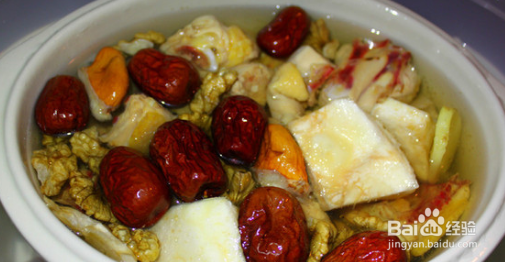 家庭版榴莲炖鸡