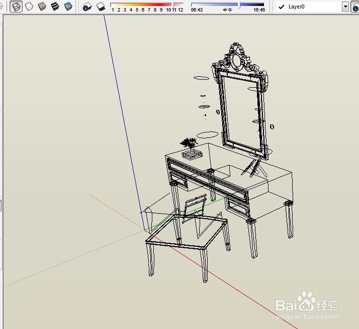 SketchUp如何使用显示方式