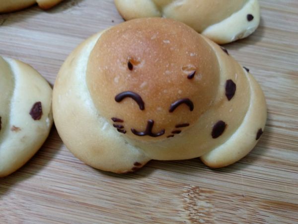 小猫咪面包#柏翠辅食节-烘焙零食#