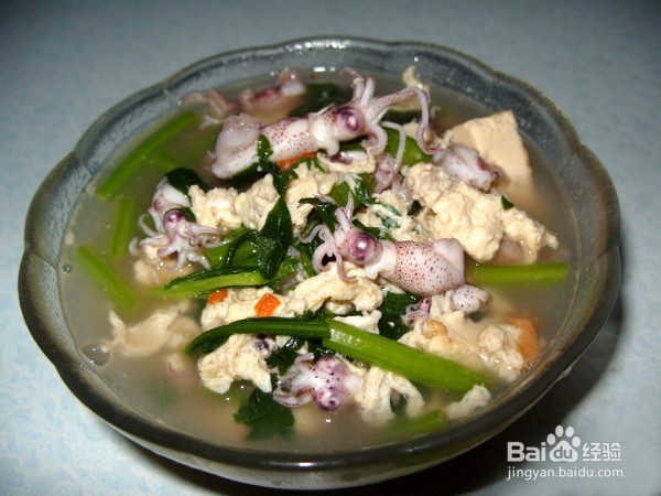 乌鱼豆腐花的做法