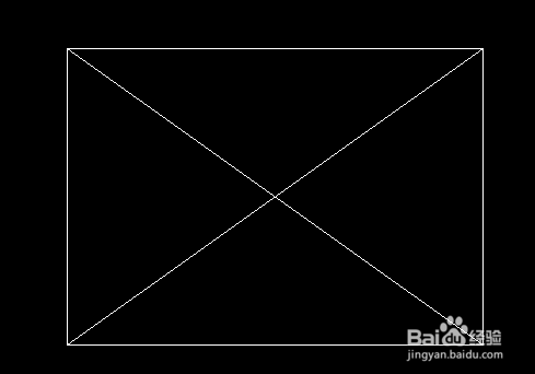 CAD中如何在矩形正中心绘制圆