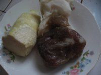 冬笋蒸咸肉的做法